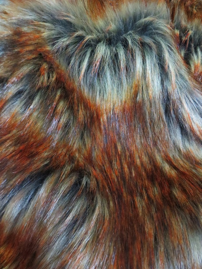 Cross Wolf Faux Fur / Sold By The Yard