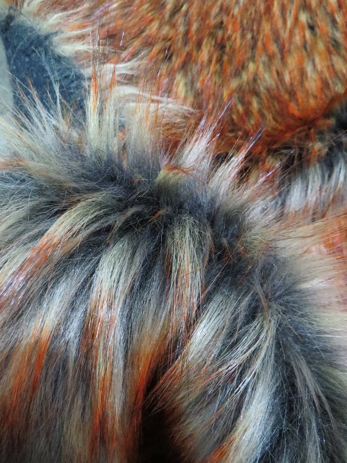 Cross Wolf Faux Fur / Sold By The Yard
