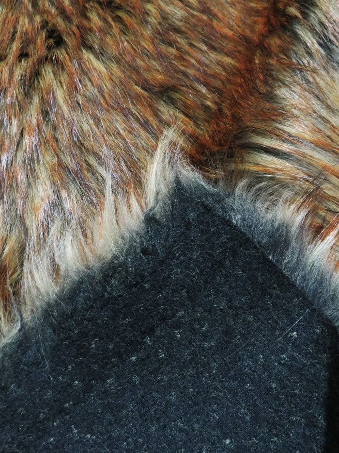 Cross Wolf Faux Fur / Sold By The Yard