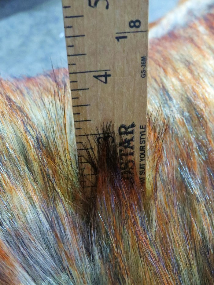 Cross Wolf Faux Fur / Sold By The Yard