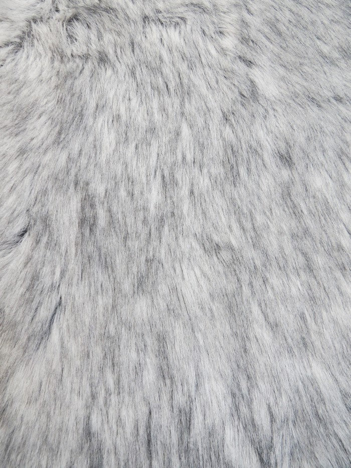 Silver Neo Wolf Anti-Shed Animal Faux Fur / Sold by the Yard - 0