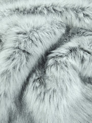Silver Neo Wolf Anti-Shed Animal Faux Fur / Sold by the Yard