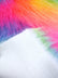 Wave Rainbow Long Pile Faux Fur Fabric / Sold By The Yard