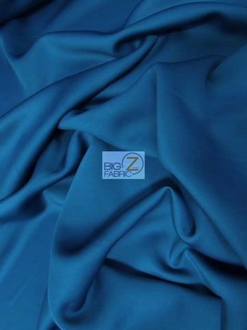 Neoprene Scuba Techno Athletic Double Knit All-Purpose Fabric / Teal / Sold By The Yard / COLORLAST