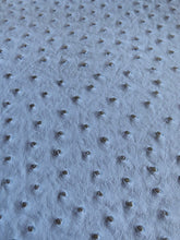 Blue Classic Ostrich Upholstery Vinyl Fabric / By The Roll - 30 Yards