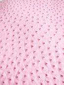 Pink Classic Ostrich Upholstery Vinyl Fabric / By The Roll - 30 Yards-3