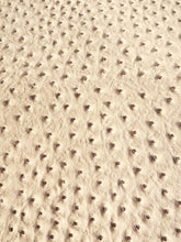 Light Coffee Classic Ostrich Upholstery Vinyl Fabric / By The Roll - 30 Yards