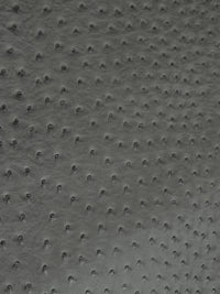 Charcoal Classic Ostrich Upholstery Vinyl Fabric / Sold By The Yard