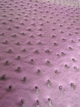 Passion Purple Classic Ostrich Upholstery Vinyl Fabric / Sold By The Yard