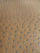 Brown Classic Ostrich Upholstery Vinyl Fabric / By The Roll - 30 Yards-3