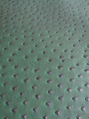 Hydra Gator Green Classic Ostrich Upholstery Vinyl Fabric / By The Roll - 30 Yards-3