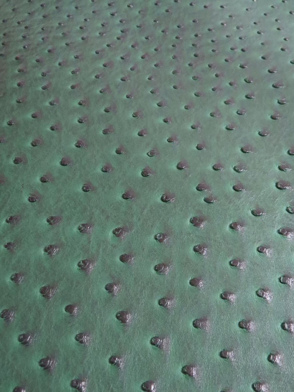 Hydra Gator Green Classic Ostrich Upholstery Vinyl Fabric / By The Roll - 30 Yards