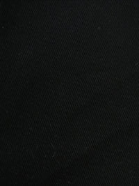 Black 8oz 100% Cotton Peach Twill