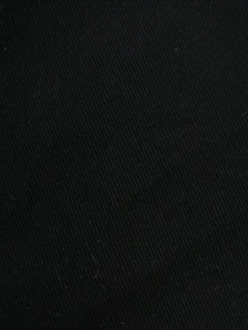 Black 8oz 100% Cotton Peach Twill