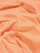Poly Cotton Solid Fabric / Peach / 100 Yard Bolt-1