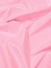 Glossy Stretch Fetish Patent Vinyl Spandex Fabric / Sold By The Yard