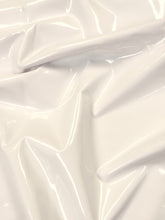 Glossy Stretch Fetish Patent Vinyl Spandex Fabric / Sold By The Yard