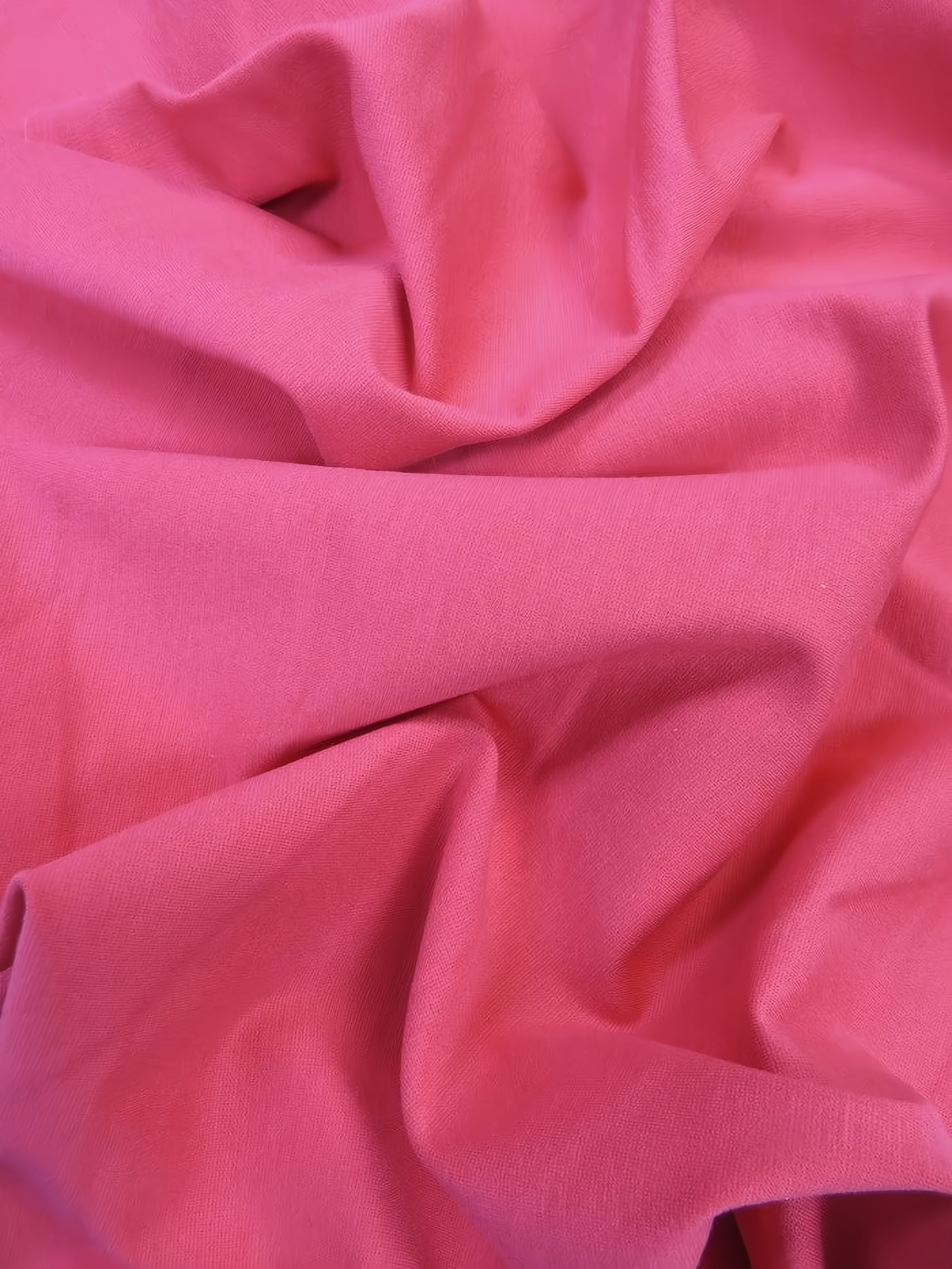 Ponte De Roma Jersey Knit Spandex Fabric / Bubble Gum / Sold By The Yard