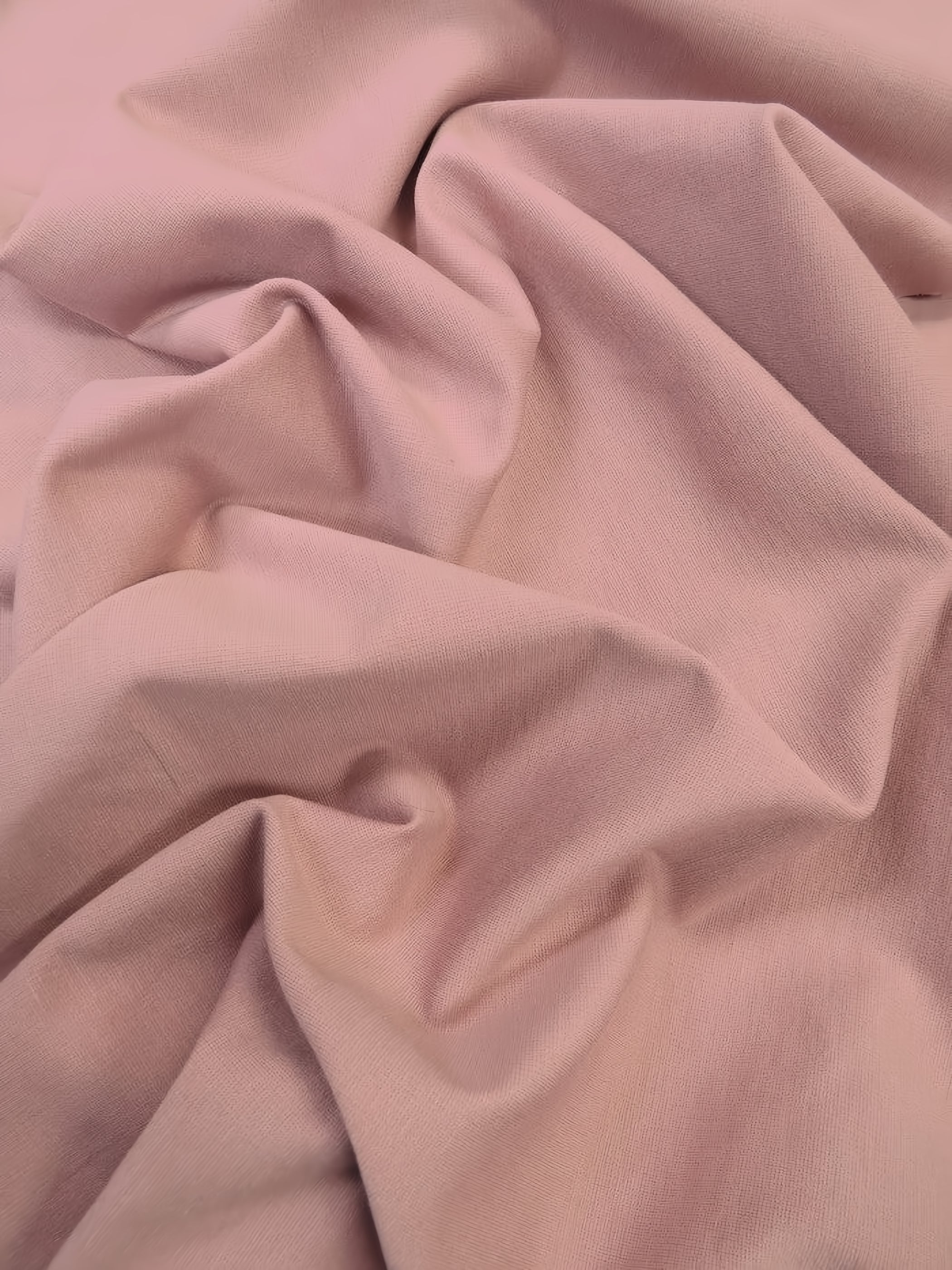 Ponte De Roma Jersey Knit Spandex Fabric / Dusty Rose / Sold By The Yard