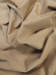 Ponte De Roma Jersey Knit Spandex Fabric / Mocha / Sold By The Yard