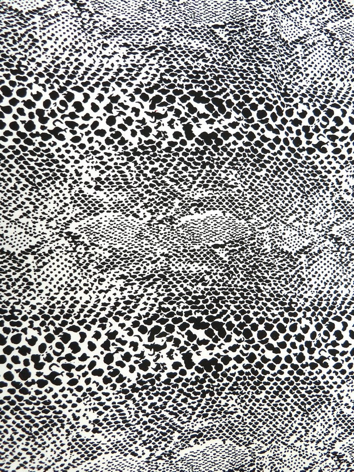 Cotton Spandex Snake Pattern – 2 Way Stretch