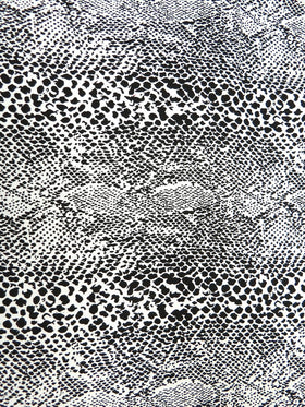 Cotton Spandex Snake Pattern – 2 Way Stretch