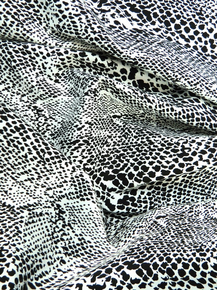 Cotton Spandex Snake Pattern – 2 Way Stretch