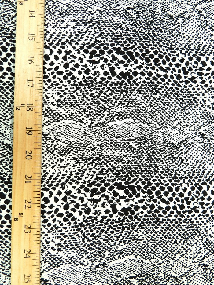 Cotton Spandex Snake Pattern – 2 Way Stretch