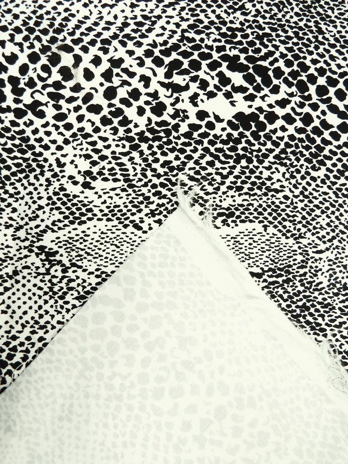 Cotton Spandex Snake Pattern – 2 Way Stretch
