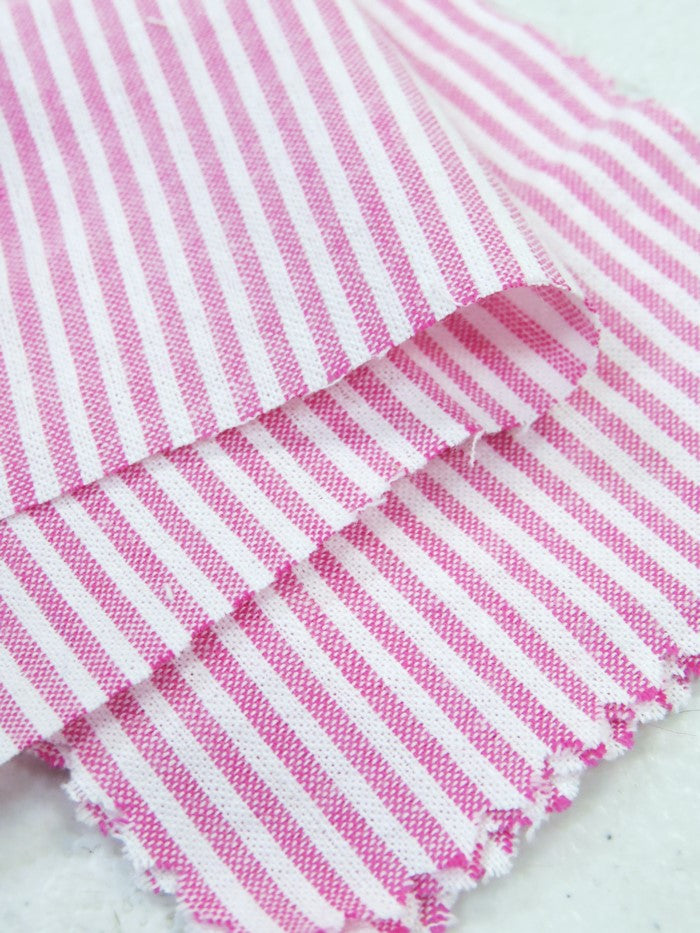 Striped 1/16th Seersucker Cotton Fabric