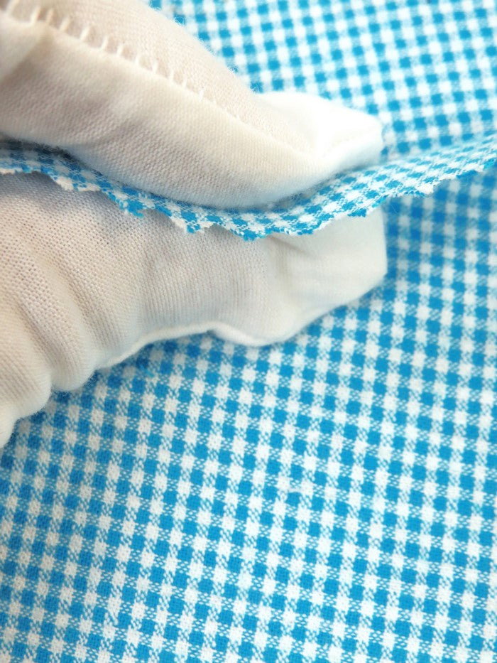 Gingham Seersucker Cotton Fabric