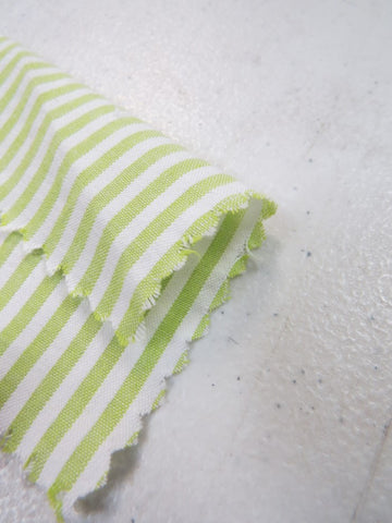 Striped 1/8th" Seersucker Cotton Fabric - 0