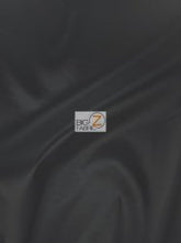 Solid Polyester Taffeta 58"/60" Fabric / Black / Sold By The Yard