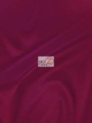 Solid Polyester Taffeta 58"/60" Fabric / Burgundy / Sold By The Yard