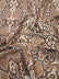 PRINTED SPANDEX FABRIC- COBRA CREAM