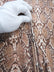 PRINTED SPANDEX FABRIC- COBRA CREAM