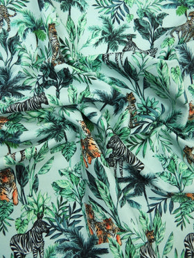 Printed Spandex Fabric – Animal Kingdom