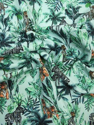 Printed Spandex Fabric – Animal Kingdom
