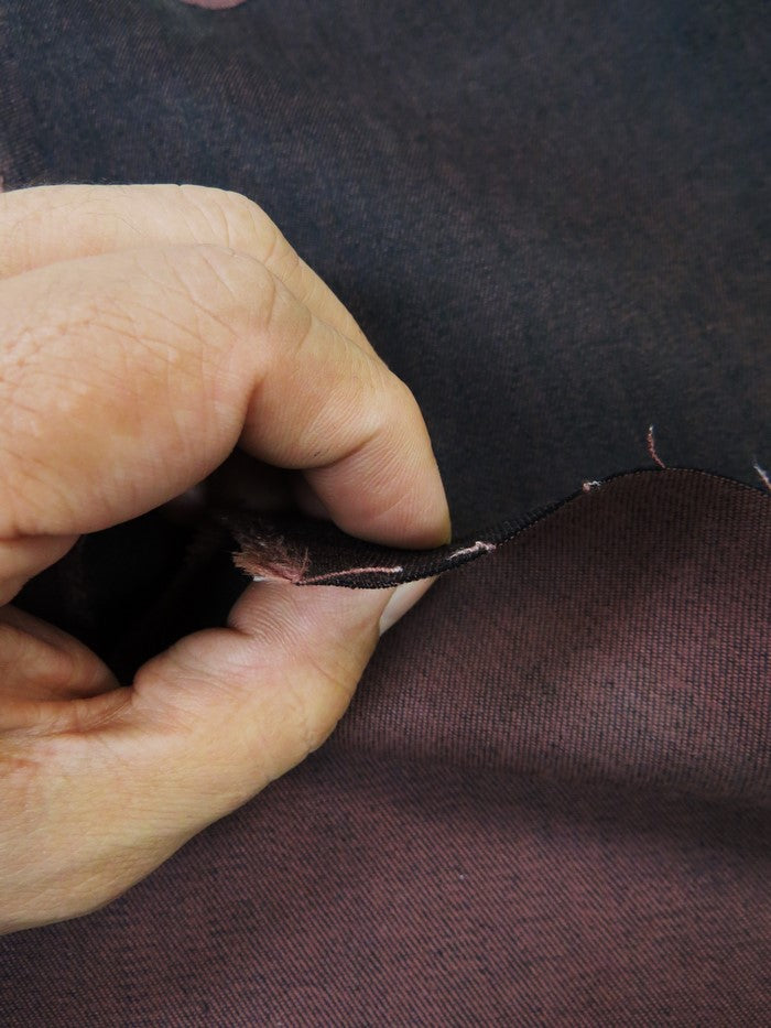 Crosshatch Stretch Denim Fabric