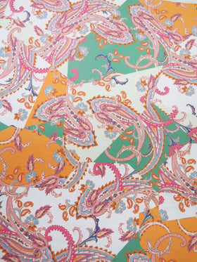 Printed Spandex Fabric – Paisley Freedom