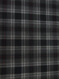 Plaid Stretch Shirting Fabric