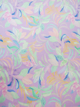 Printed Spandex Fabric – Spring Lavender