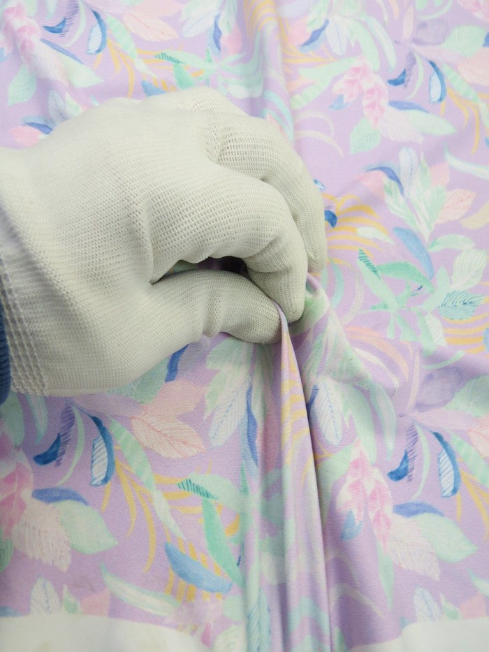Printed Spandex Fabric – Spring Lavender Big Z Fabric