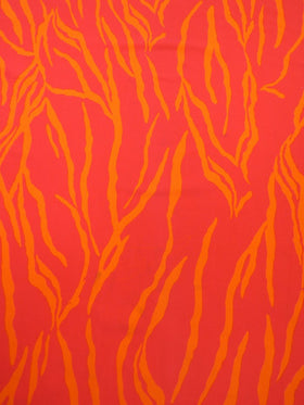 PRINTED SPANDEX FABRIC- NEON TIGER