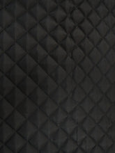 Quilted Polyester Batting Upholstery Fabric / Charcoal / Sold By The Yard