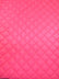 Quilted Polyester Batting Upholstery Fabric / Fuchsia