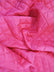 Quilted Polyester Batting Upholstery Fabric / Fuchsia