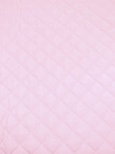 Quilted Polyester Batting Upholstery Fabric / Light Pink