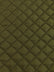 Quilted Polyester Batting Upholstery Fabric / Olive Drab Green / Sold By The Yard