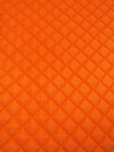 Quilted Polyester Batting Upholstery Fabric / Orange